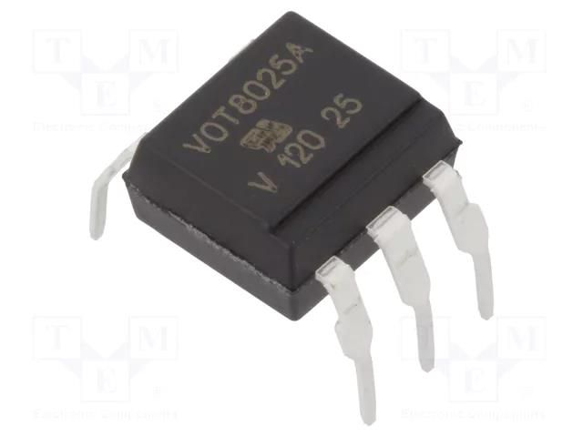 Optotriac; 5.3kV; triac,zero voltage crossing driver; Ch: 1 VISHAY VOT8025AG