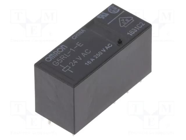 Relay: electromagnetic; SPDT; Ucoil: 24VAC; Icontacts max: 12A OMRON Electronic Components G5RL-1-E-24AC