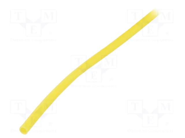 Insulating tube; fiberglass; yellow; -20÷155°C; Øint: 3mm SYNFLEX FGS-3-YE-100