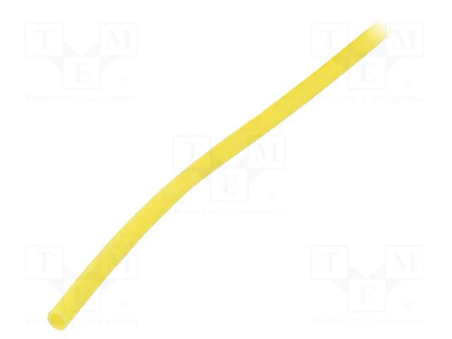 Insulating tube; fiberglass; yellow; -20÷155°C; Øint: 0.8mm SYNFLEX FGS-0.8-YE-200