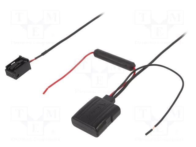 Bluetooth adapter; Quadlock 12pin; Opel BLUEBIRD BL-AUX-IN.10