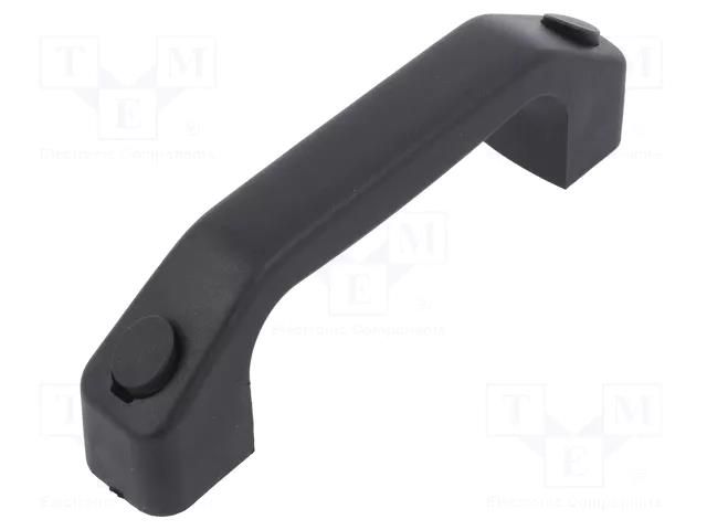 Holder; polyamide; black; H: 42mm; L: 143mm; W: 26mm; handle RST ROZTOCZE 4.440.003