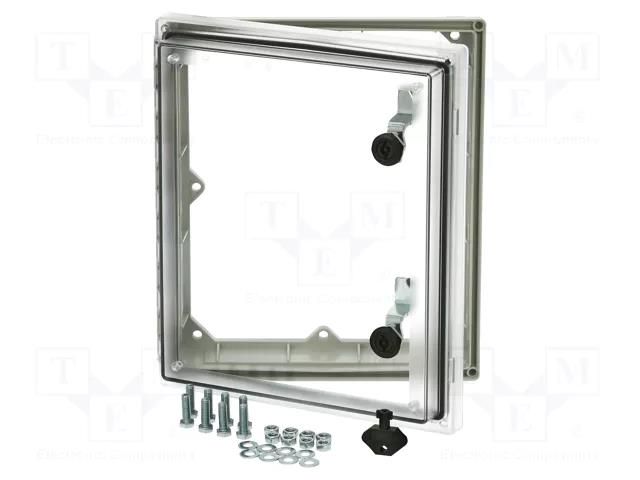 Inspection windows; polycarbonate; 452x400x88mm; IP66 FIBOX PW454009T