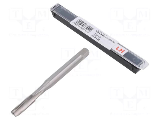 Tap; M8; 1.25; L: 90mm; Holder: machine; 6.2mm VÖLKEL VOLKEL-33442