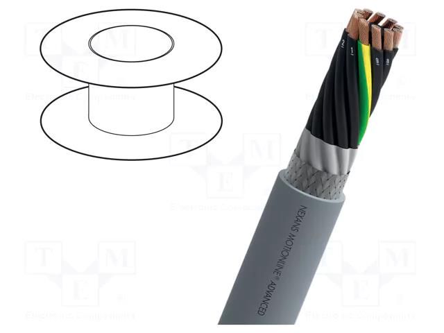 Wire; MOTIONLINE® ADVANCED; 3G1mm2; PVC; grey; 600V NEXANS Q110003T200