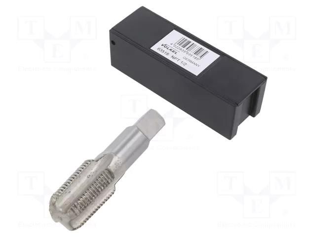 Tap; high speed steel grounded HSS-G; NPT 1/2"; 80mm; 12mm VÖLKEL VOLKEL-63518