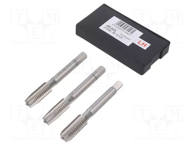 Tap; M10; 1.5; L: 70mm; Holder: hand; 5.5mm; Thread: left hand thread VÖLKEL VOLKEL-27046