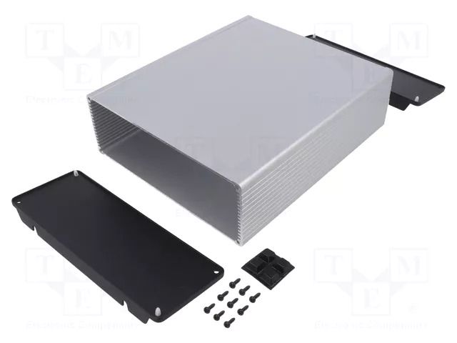 Enclosure: with panel; with fixing lugs; 1457U; X: 191mm; Y: 220mm HAMMOND HM-1457U2202