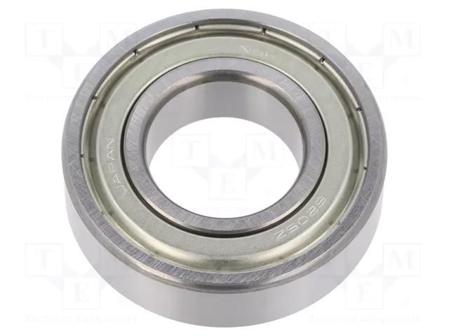 Bearing: ball; Øint: 25mm; Øout: 52mm; W: 15mm; bearing steel NSK NSK6205-ZZ-CM