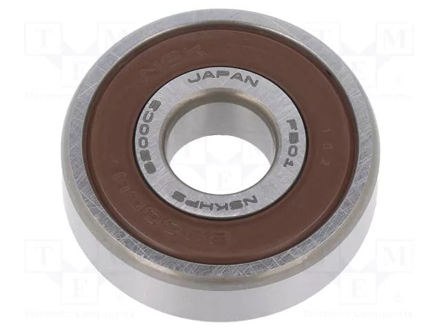 Bearing: ball; Øint: 10mm; Øout: 30mm; W: 9mm; bearing steel NSK NSK6200-DDU/C3-E