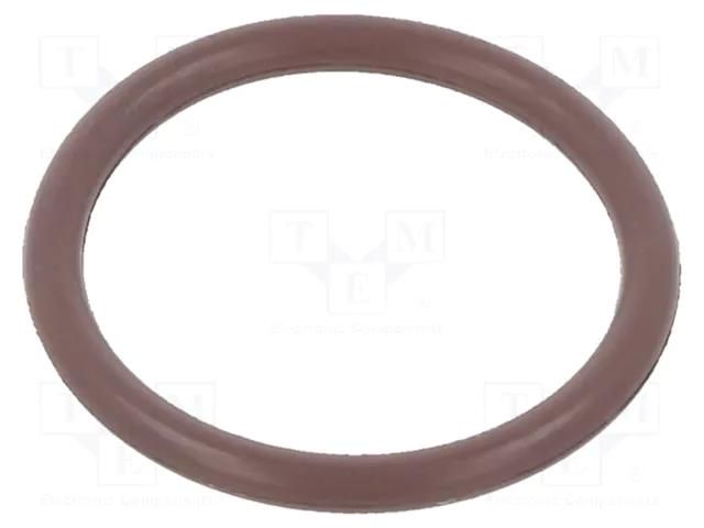 O-ring gasket; FPM; Thk: 1.5mm; Øint: 13mm; brown; -20÷200°C ORING USZCZELNIENIA TECHNICZNE O-13X1.5-80-FPM-BR
