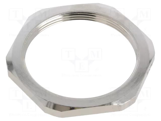 Nut; M50; brass; 65mm; Thread: metric; Pitch: 1.5; Plating: nickel LAPP LP-52103060