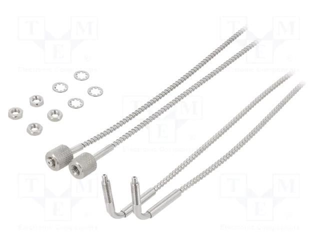 Sensor: fiber-optic; Range: 0÷340mm; Len: 1m; Thread: M4; -60÷250°C AUTONICS GTL-410-12V2