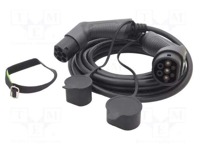 Cable: eMobility; 230V; 7.2kW; IP55; single-phase; 7m; 32A; -30÷50°C GREEN CELL GC-EV10