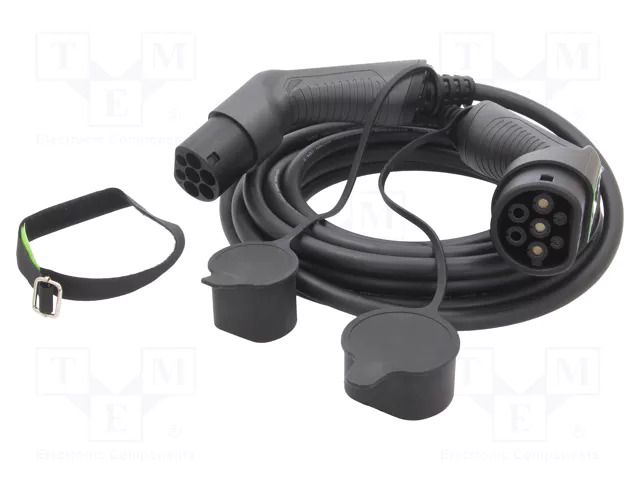 Cable: eMobility; 230V; 7.2kW; IP55; single-phase; 7m; 32A; -30÷50°C GREEN CELL GC-EV10