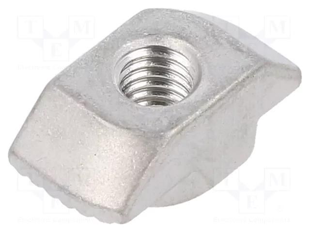 Nut; for profiles; Width of the groove: 10mm; stainless steel FATH FA-096H10630E