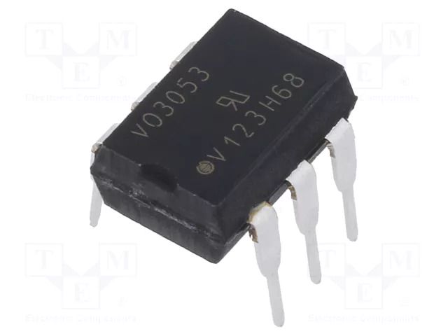 Optotriac; 1.5kV; triac; DIP6; Ch: 1; VO3053; 2kV/μs VISHAY VO3053