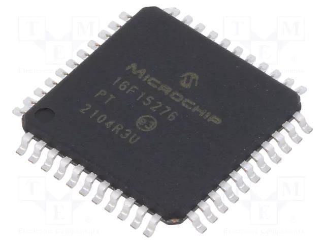IC: PIC microcontroller; 28kB; 32MHz; 1.8÷5.5VDC; SMD; TQFP44 MICROCHIP TECHNOLOGY PIC16F15276-I/PT