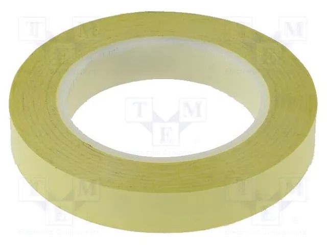 Tape: electrical insulating; W: 19mm; L: 66m; Thk: 0.058mm; yellow 3M 3M-56-19