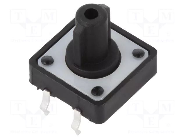 Microswitch TACT; SPST-NO; Pos: 2; 0.05A/12VDC; THT; 1.57N; 12mm E-SWITCH TL1100FF160Q