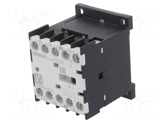 Contactor: 3-pole; Auxiliary contacts: NC; 24VDC; 9A; J7KNA; 690V OMRON J7KNA-09-01-24VS