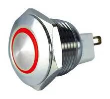 VR SW, ILLUM, SPST-NO, RED, 0.1A, 48V MC010898
