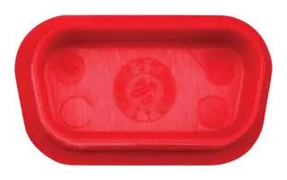 DUST COVER, PP, RED, 15POS D-SUB CONN 70519CLF.