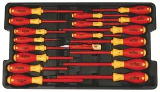 SCREWDRIVER SET, MULTI BLADE, 19 PIECES 32095