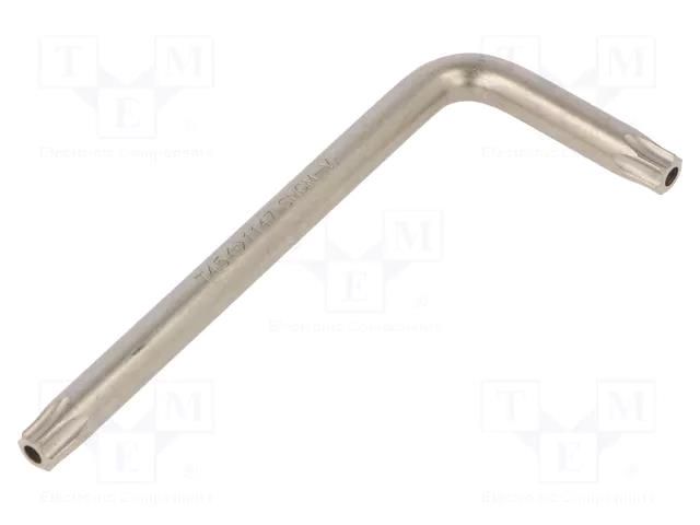 Wrench; Torx® with protection; T45H; tool steel; 107mm KING TONY KT-114745R
