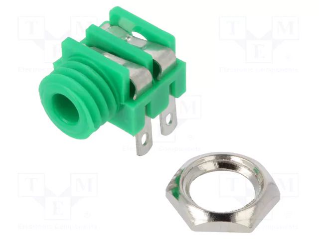 Connector: Jack 3,5mm; socket; female; mono; ways: 2; angled 90° CLIFF CL1382G