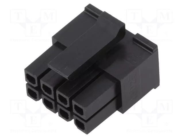 Connector: wire-board; plug; female; Micro-Fit 3.0; PIN: 8; nylon MOLEX MX-43025-0808