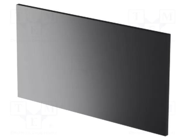 Front panel; for enclosures; Panel colour: black; UL94V-0 ITALTRONIC IT-06.2730000