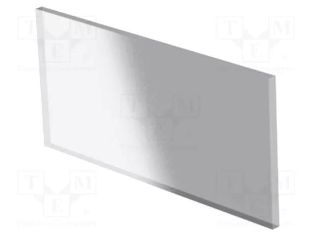 Front panel; for enclosures; Panel colour: transparent ITALTRONIC IT-06.3500000