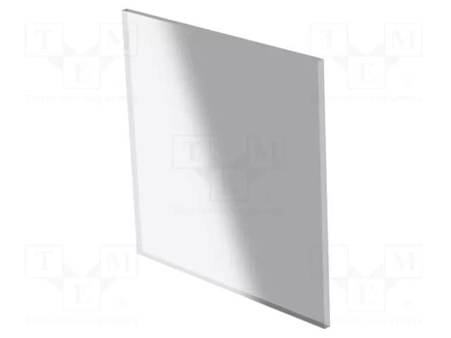 Front panel; for enclosures; Panel colour: transparent ITALTRONIC IT-06.3530000
