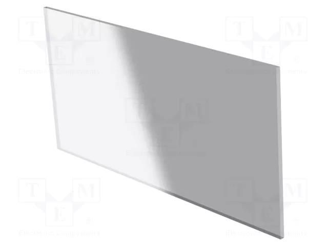 Front panel; for enclosures; Panel colour: transparent ITALTRONIC IT-06.3550000