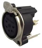 SOCKET, XLR, PANEL, PCB, 5POLE NC5FBV