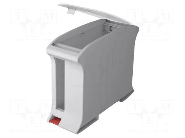 Enclosure: for DIN rail mounting; Y: 101mm; X: 35mm; Z: 80.2mm; grey ITALTRONIC IT-10.0082350