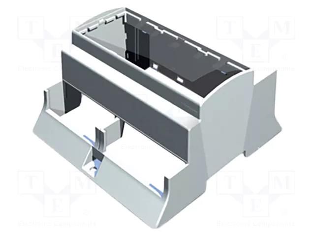Enclosure: for DIN rail mounting; Y: 110mm; X: 106.3mm; Z: 62mm ITALTRONIC IT-15.0606000.BL