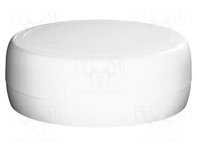 Enclosure: for alarms; Z: 40mm; ABS; white; with fixing lugs ITALTRONIC IT-61.6100002