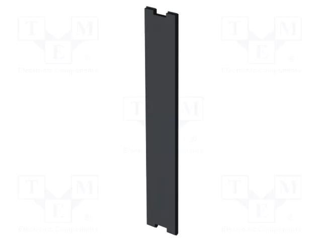 Internal panel; 17.5 Railbox Compact Vertical; dark grey ITALTRONIC IT-P10070192P