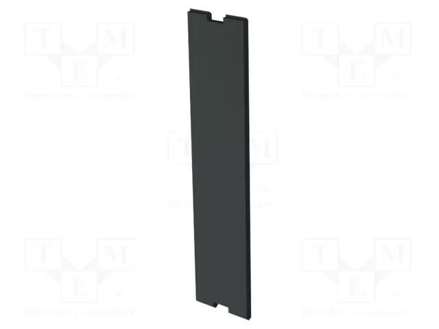 Internal panel; 22.5 Railbox Compact Vertical; dark grey ITALTRONIC IT-P10080192P