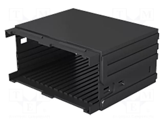 Enclosure: enclosure base; X: 48mm; Y: 96mm; Z: 57mm; PPO; black ITALTRONIC IT-P113501057