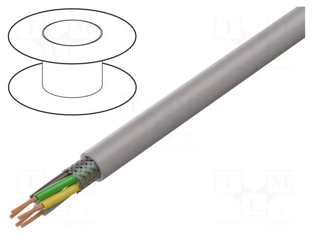 Wire; UNITRONIC® PUR CP; shielded,tinned copper braid; PUR LAPP UTR-CP-5X0.34