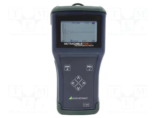Meter: reflectometer; LCD; Detection: place of cable failure GOSSEN METRAWATT GM-M281A