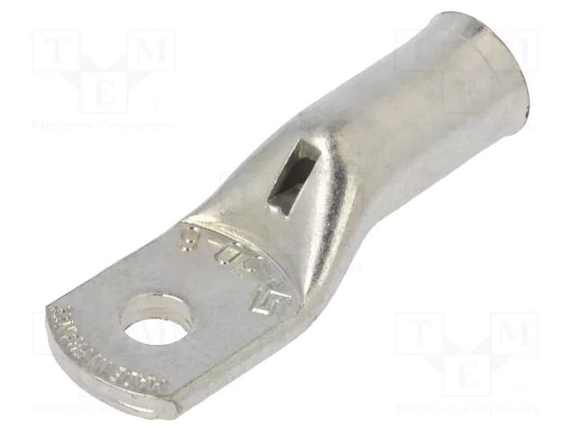 Tip: ring tube; M6; 50mm2; crimped; for cable; non-insulated; 6.4mm TE Connectivity 710025-3