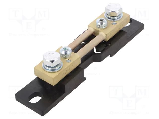 Current shunt; 200A; Class: 0.2; 60mV; for DIN rail mounting LUMEL B2-060200AA01A2M0