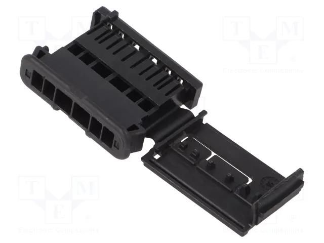 connector NSCC hyb Rcpt Hsg Blk 6Ckt MOLEX MX-98821-1061