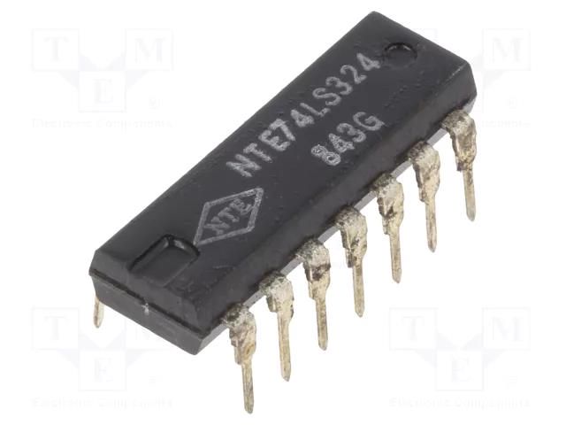 IC: digital; voltage controlled oscillator; THT; DIP14 NTE Electronics NTE74LS324