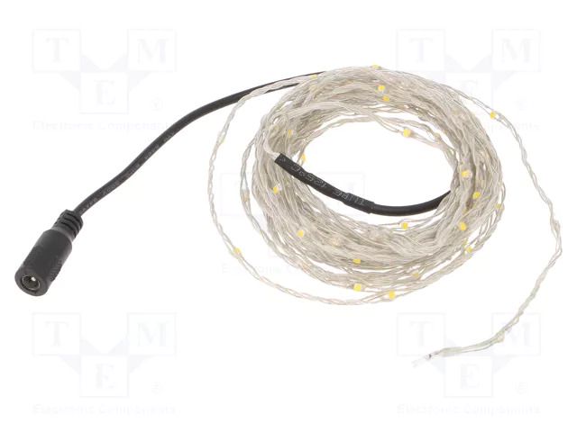 LED; white warm; 3.75W; 100lm; 120°; No.of diodes: 100; 5VDC OPTOSUPPLY OSWSM51006B-5V