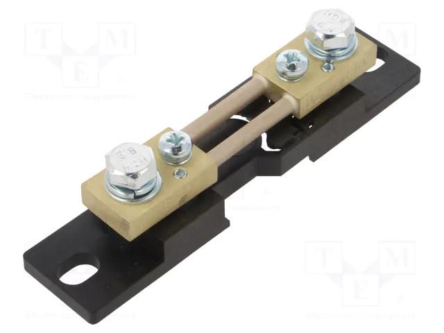 Current shunt; 160A; Class: 0.2; 60mV; for DIN rail mounting LUMEL B2-060160AA01A2M0
